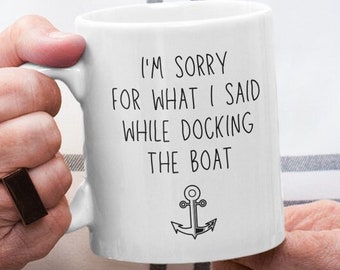 Funny Boating Mug - Saling Gift - Boating Gift - Gift For Boater - Sailor - Sailing Shirt - Boating Shirts - Mug - Boating Flags - GIft