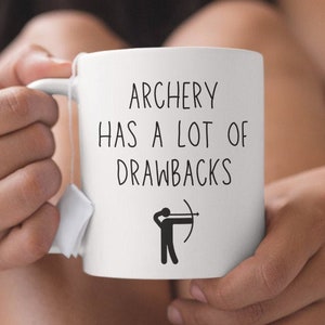 Archer - Archery Mug - Gift - Mug for Archer - Archery Gift - Gift For Archer - Thumb Guard - Quiver - Gifts - Mug - Mugs - Archery Jewelry