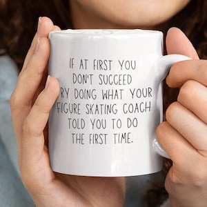 Figure Skating Coach - Mug - Gift - Ice Skating - Figure Skating Gift - Mugs - Ice Skates - Figure Skating Face Mask - Sticker - Shirt - Mug