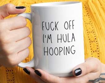 Hula Hooping Gift - Funny Hula Hooping Mug - Gift For Hula Hooper - Vintage Hula Hoop - Hula Hoop Ornament - Ornament Gift Hula Hooper Funny