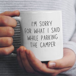Camper - Furgoneta de viaje - Camping - Viajes - Taza - RV - Taza para RV - Regalo para RV - Decoración para RV - Accesorios para Camper - Decoración - Calcomanías para RV