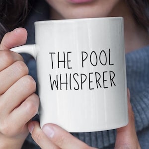 Pool Cleaner - Pool Service Tech Gift - Pool Maintenance Company - Pool Life Guard - Water Park Lifeguard Mug Gift - Pool Construction - Mug