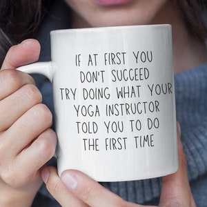 Yoga Instructor - Yogi Gift - Yoga Instructor Funny Gift - Mug Yoga Instructor - Yoga Classes Near Me - Yoga Class Instructor Mug - Funny