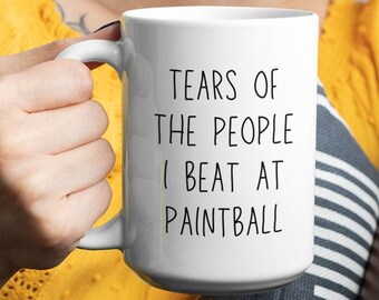 Invitation pour une soirée paintball - Cadeau pour joueur de paintball - Mug humoristique pour équipe de paintball - T-shirts pour équipe de paintball - Équipement de paintball (masque, etc.) - Invitation à une fête