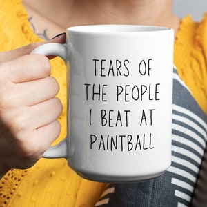 Invitación para fiesta de paintball - Regalo para jugador de paintball - Taza divertida del equipo de paintball - Camisetas del equipo de paintball - Equipo de máscara de paintball - Invitación para fiesta