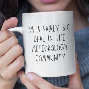 Meteorologist Gift - Mug Meteorology Funny - Weatherman Gift Mug Funny - Meteorologist Ornament - Poster Meteorology Gift Funny - Funny Mug