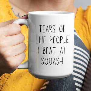 Squash Sport Gift - Keychain Squash Sport - Squash Ball Racket - Vintage Squash Racket - Squash Goggles - Squash Team Shirt - Squash Mug