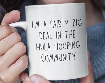 Hula Hooping Gift - Funny Hula Hooping Mug - Gift For Hula Hooper - Vintage Hula Hoop - Hula Hoop Ornament - Ornament Gift Hula Hooper Funny