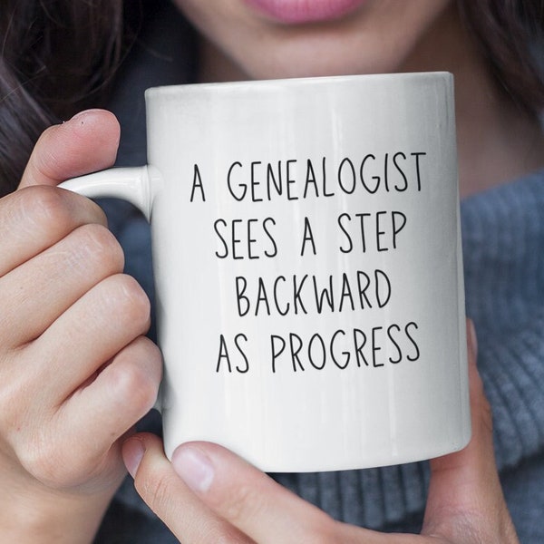 Genealogy Mug - Perfect Gift for Genealogists and Family History Enthusiasts - Genealogy Books - Family Tree Chart - Fan Chart - Gift Funny