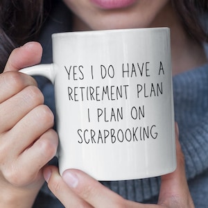Taza para scrapbooking - Regalo para scrapbookers - Álbum de scrapbooking - Diseños para scrapbooking - Pegatinas para scrapbooking - Papel para scrapbooking - Materiales para scrapbooking