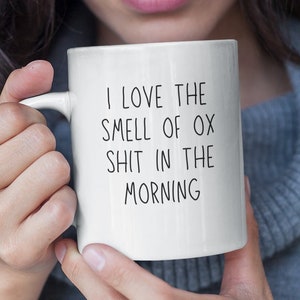 Ox Mug - Ox Lover Gift - Homestead Farm - Funny Barn Ox - Gift for Ox Owner - Homestead Sign - Ox Barn Decor - Ox Farmhouse Mug - Ox Gifts