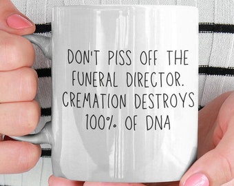 Lustig Funeral Dirigent Tasse - Geschenk für Bestatter, Schulabschluss