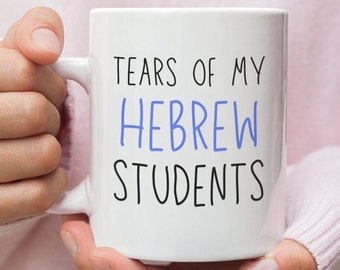Hebrew Teacher - Rabbi - Hebrew Bible - Talmud - Religious Teacher - Gift - Hebrew Teacher Mug - Hebrew Teacher Gift - Rabbi Gift - Mug