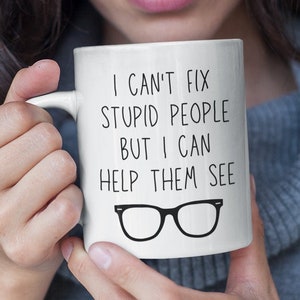 Oogarts - oogarts - oogarts mok - grappig - oogarts grappig - oogarts cadeau - cadeau - Lasik oogarts - mok