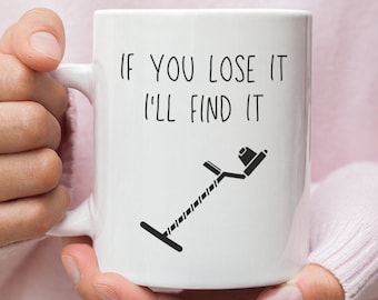 Metal Detecting Mug - Accessories - Detector Pouch, Sand Scoop, Belt - Gifts for Detectorist - Treasure Hunting - Detector Accessories - Bag