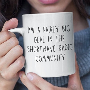 Shortwave Radio - Radio DJ Gift - Radio Operator - Radio Host - Radio Host Mug - Radio Operator Mug - Radio DJ Mug - Radio Broadcaster Gift