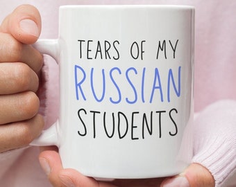 Russian Teacher - Russian Tutor - Russian Language Teacher - Mug - Gift - Funny Russian Teacher Mug