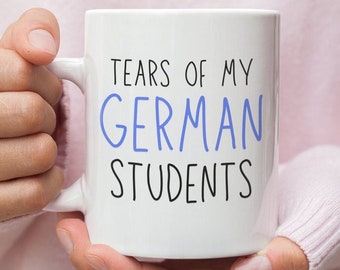 German Teacher - German Language Teacher - German Tutor - German Professor - Mug - Gift - Gift For German Teacher - Deutschlehrer - Gifts