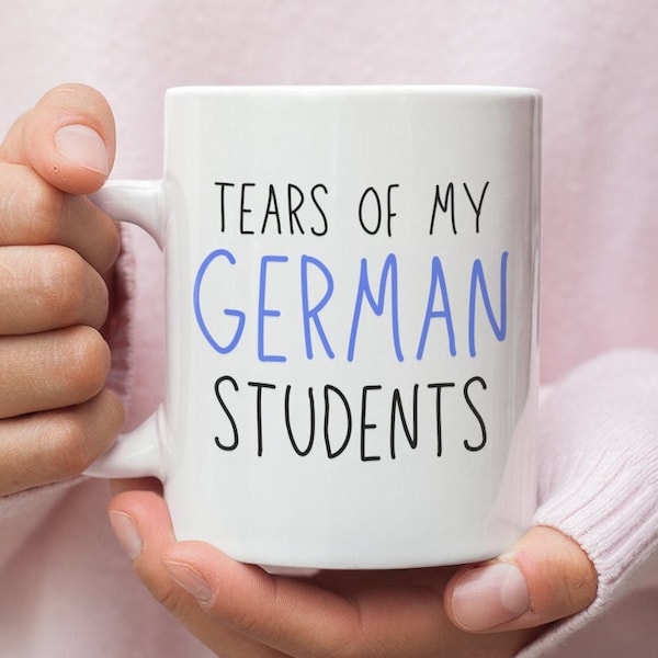 German Teacher - German Language Teacher - German Tutor - German Professor - Mug - Gift - Gift For German Teacher - Deutschlehrer - Gifts