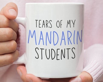 Mandarin - Chinese Tutor - Mandarin Chinese Language Teacher - Gift - Chinese Language Teacher - Mandarin Chinese Teacher Gifts - Laoshi