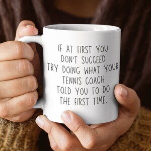 Tennis Coach - Tennis Gifts - Tennis Mug - Mug - Gift - Tennis Racket - Tennis Balls - Tennis Towel - Tennis Instructor - Tennis Coach Gift