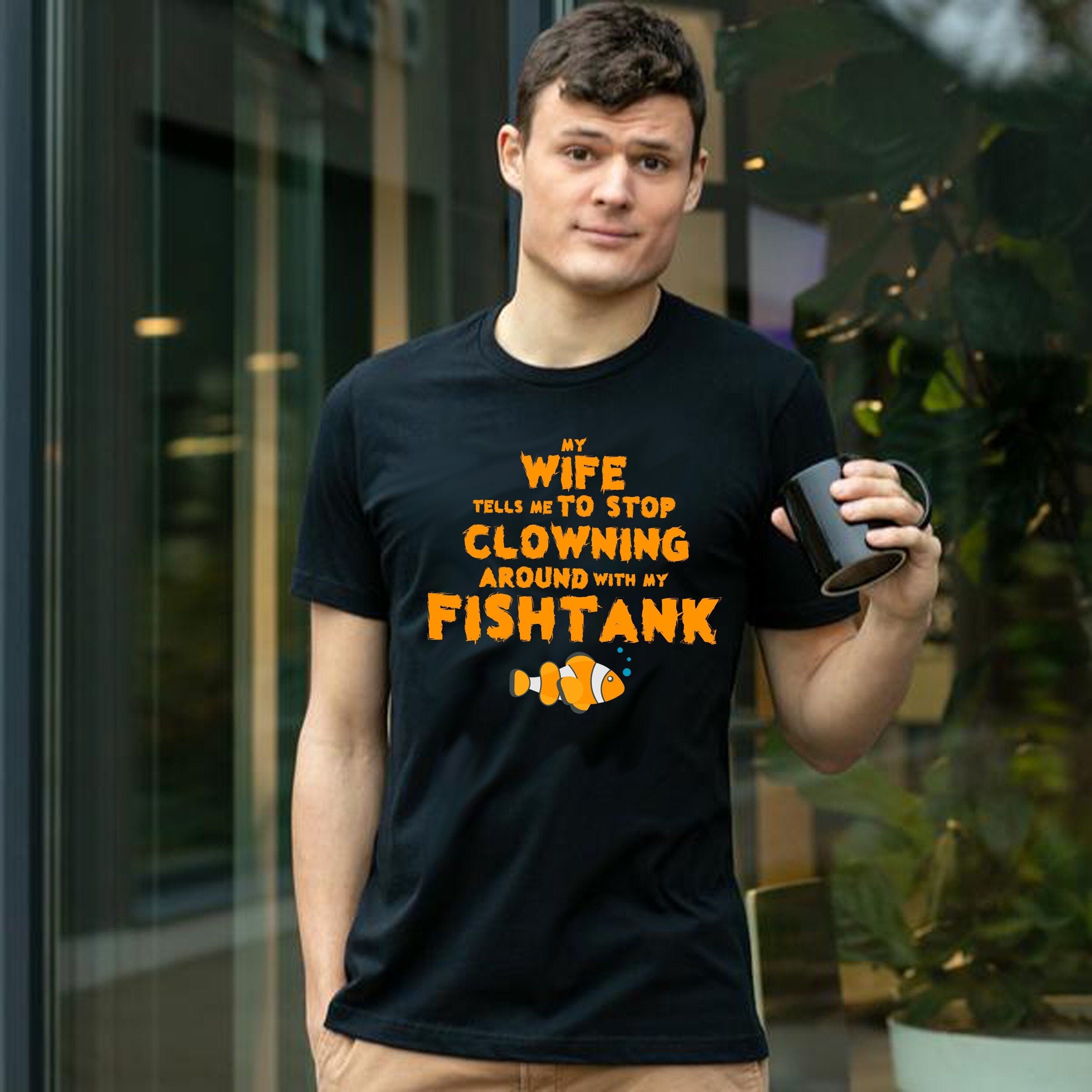 Fish Tank Shirt Clownfish Shirt Reef Coral Reef Etsy