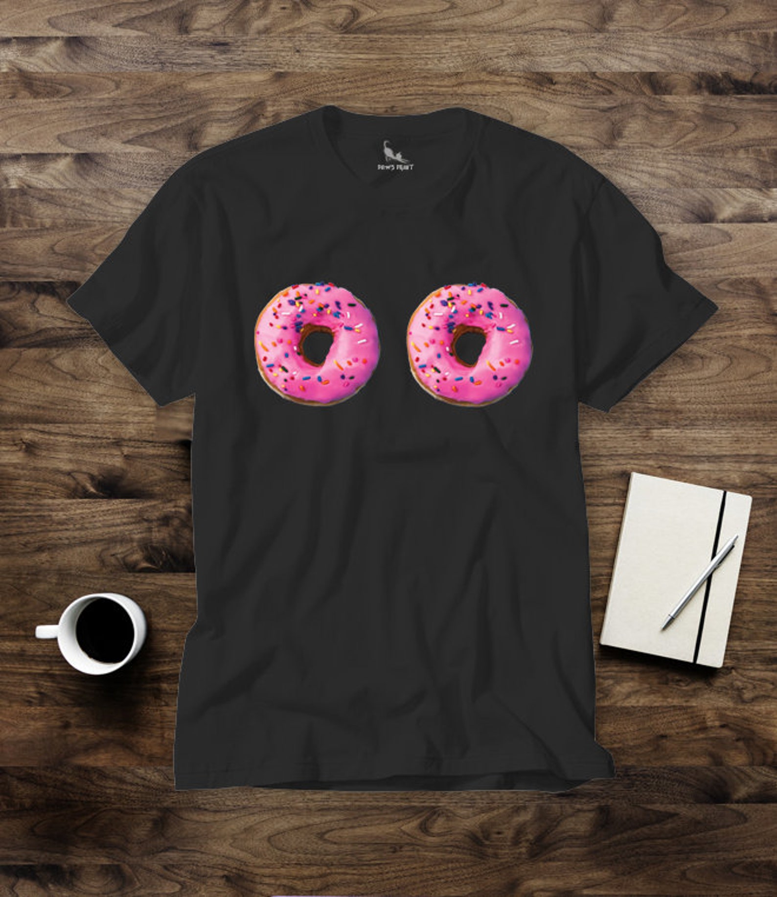 Boobs Donut Donuts Dunkin Donuts T-Shirt Donut Boobs | Etsy