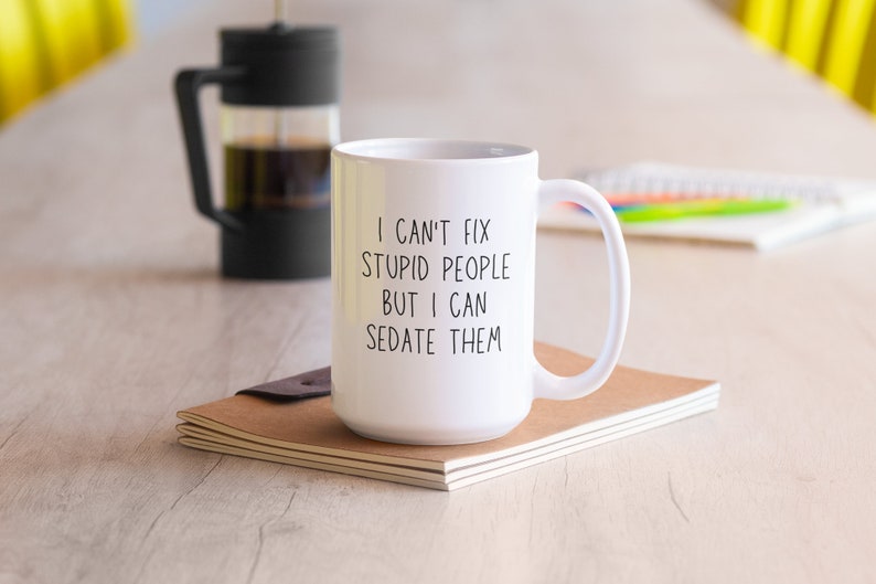 Regalo de Anestesiología - Taza de Anestesiólogo - Taza Divertida de Anestesiología - Técnico en Anestesiología - Asistente de Anestesiólogo imagen 3