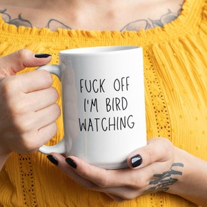 Bird Watching Mug - Perfect Gift for Bird Watchers - Aviculture Enthusiasts - Bird Feeder - Bird Keeping - Aviculture Gift - Bird Watching 15oz