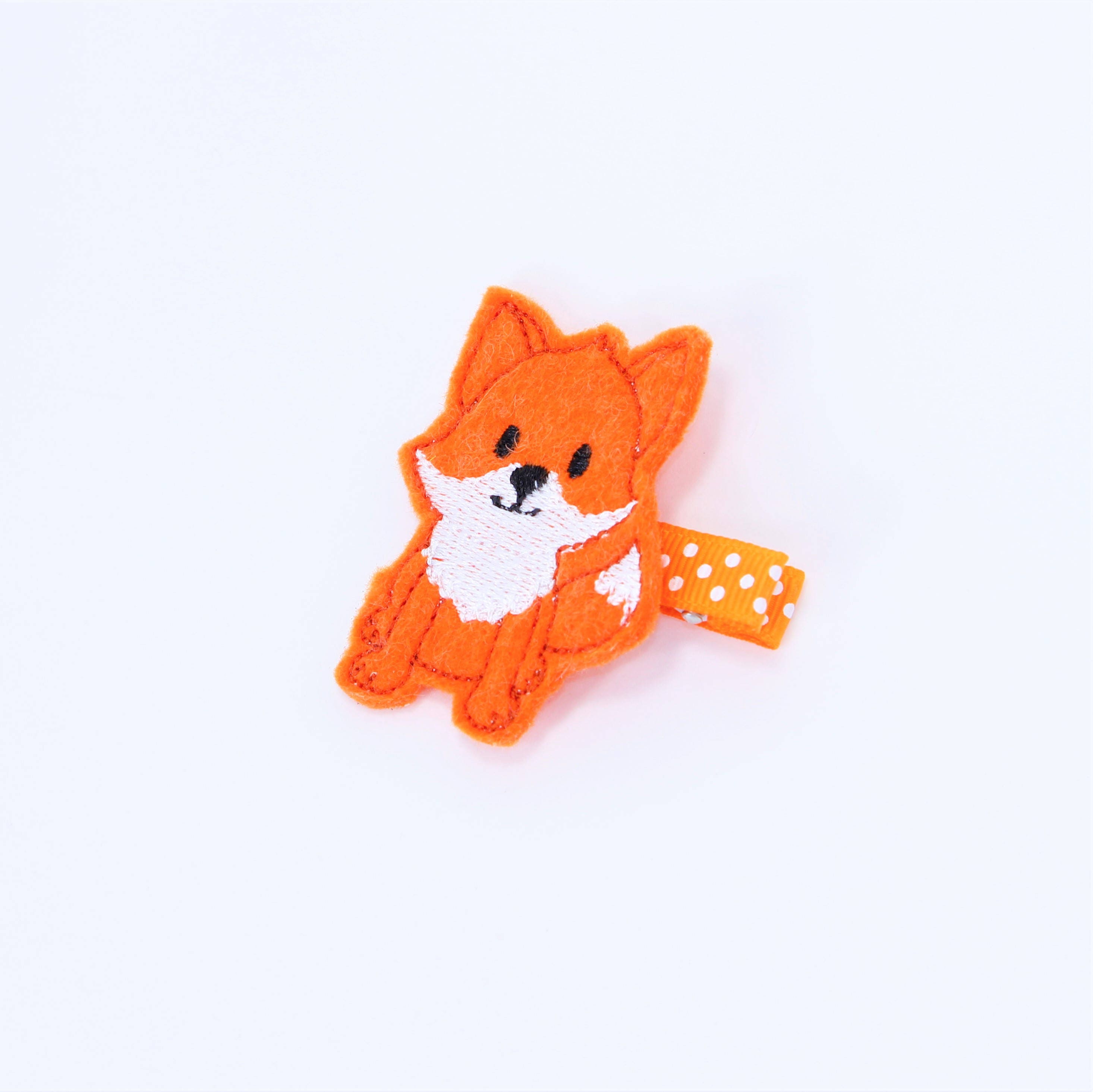 Felt Hair Clip Fox Birthday Toddler Hair Clips Fox Hair Clip Etsy