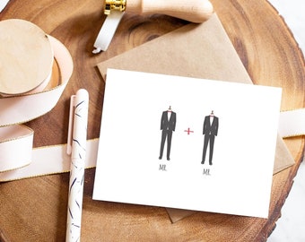 Mr. & Mr. | Congratulations | Wedding | LGBTQ
