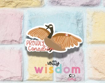 Proudly Canadian | Canadian made Sticker