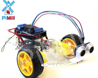 PiMill Arduino Obstacle Avoiding Robot Car Kit