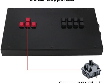 RAC-J800KK Mechanical Keyboard Arcade Joystick Fightstick for PS4/PS3/PC wasd All Button Fightstick