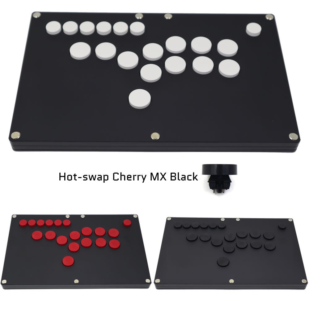 B1-MINI-PC Ultra Slim Arcade Stick Fight Stick Game Controller for PC  Cellphone