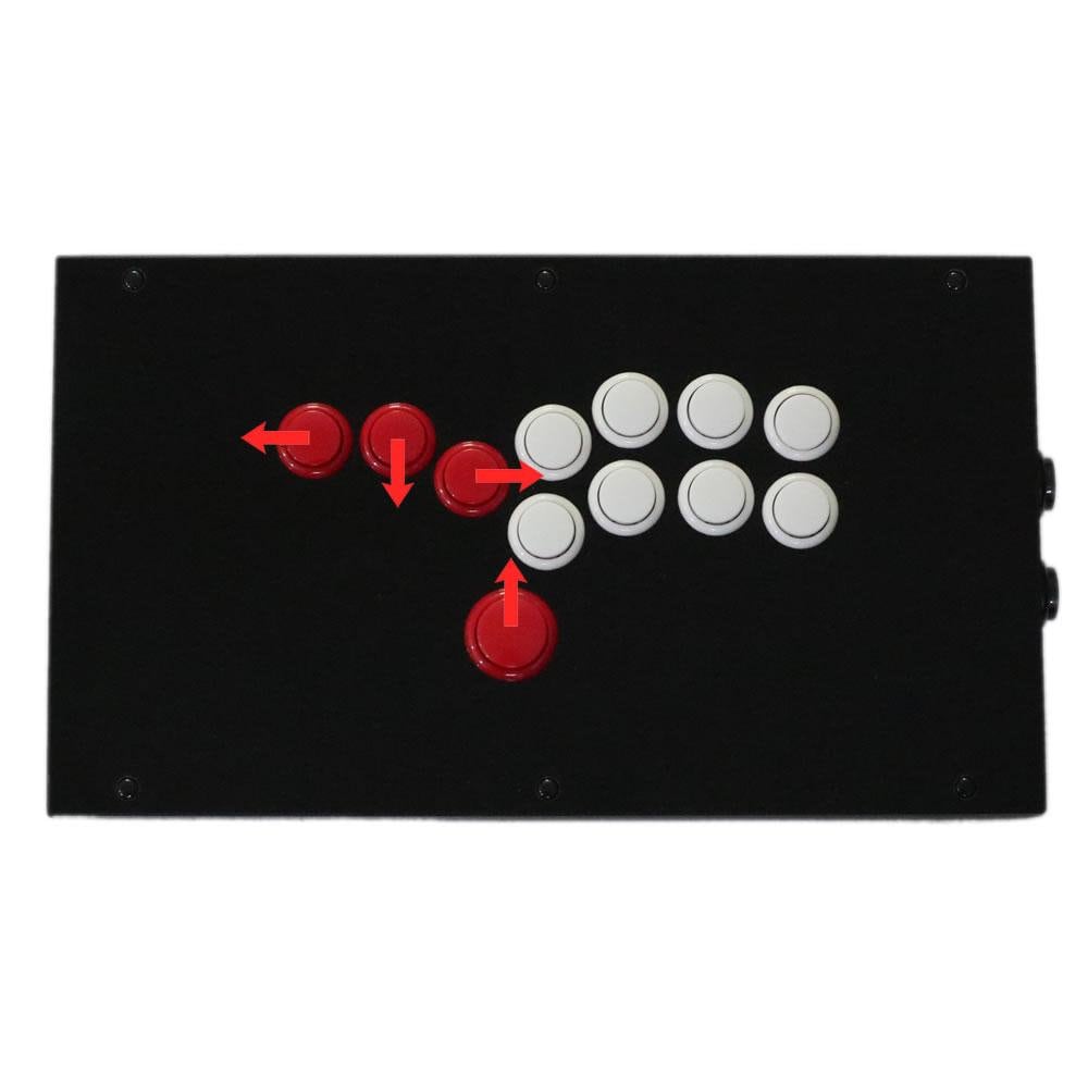 RAC-J800B All Buttons Arcade Joystick Fight Stick for PS4/PS3/PC