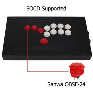 RAC-J800B All Buttons Arcade Joystick Fight Stick for PS4/PS3/PC All Button Fightstick