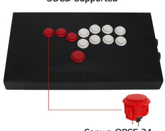 RAC-J800B All Buttons Arcade Joystick Fight Stick for PS4/PS3/PC All Button Fightstick