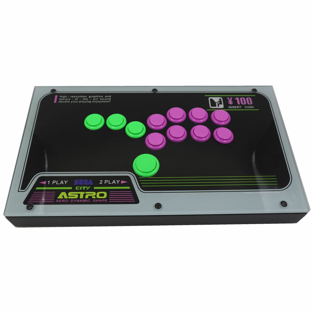 RAC-J800BB All Buttons Arcade Joystick WASD Fightstick Fight Stick For –  RetroArcadeCrafts