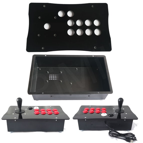 DIY Happ Arcade Fight Stick Joystick Metal Case and Acrylic Etsy