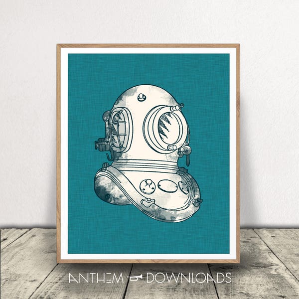 Diver Helmet Etsy