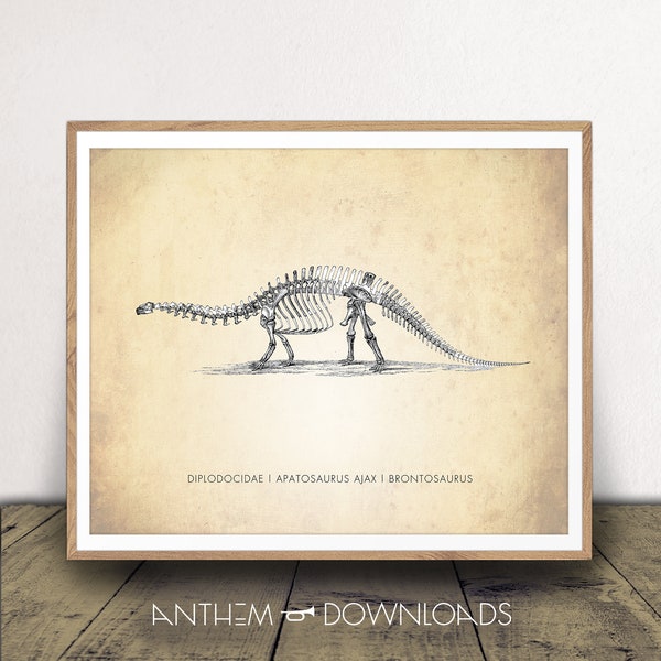 Bronatsaurus Chart Pattern Dinosaur Chart Poster - Etsy