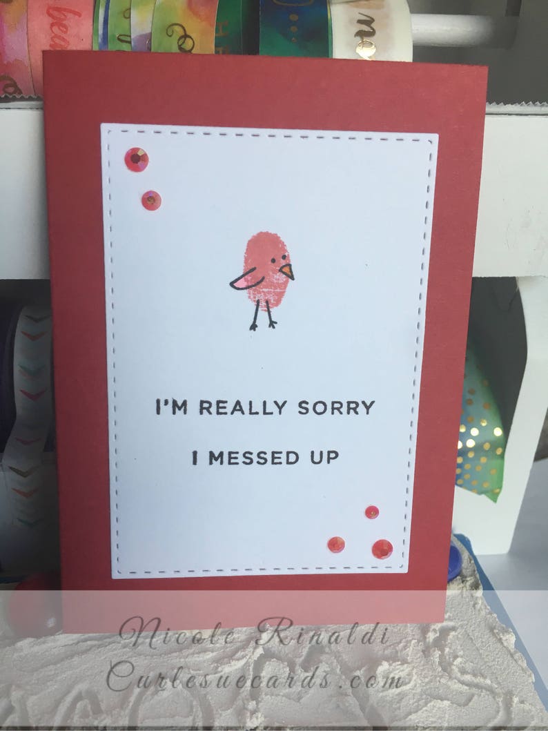 Set of 4 Sassy Note Cards with Animals