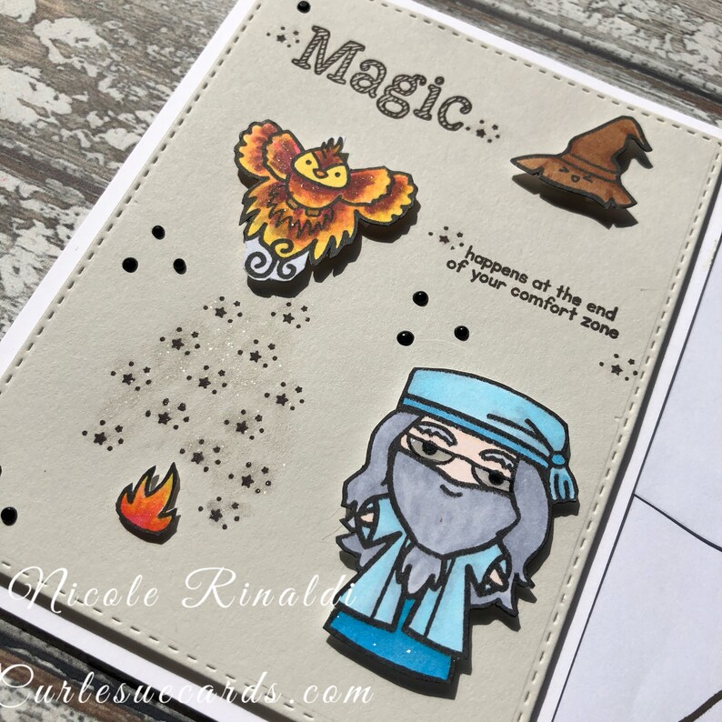Wizard Birthday Card | Etsy