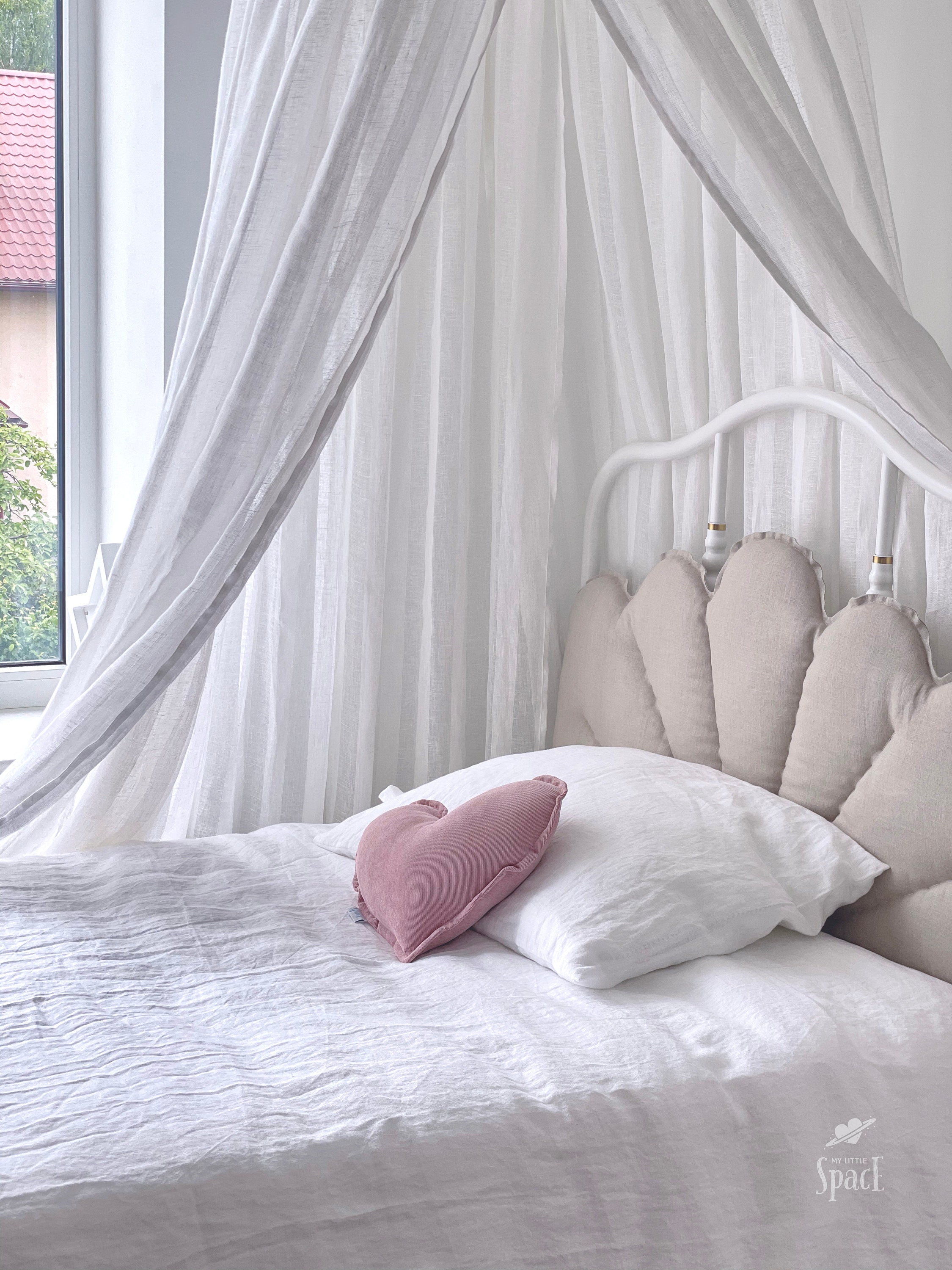 Natural Linen Headboard Cushion / Headboard Pillow Etsy