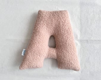 Boucle Letter Pillow, Alphabet Cushion