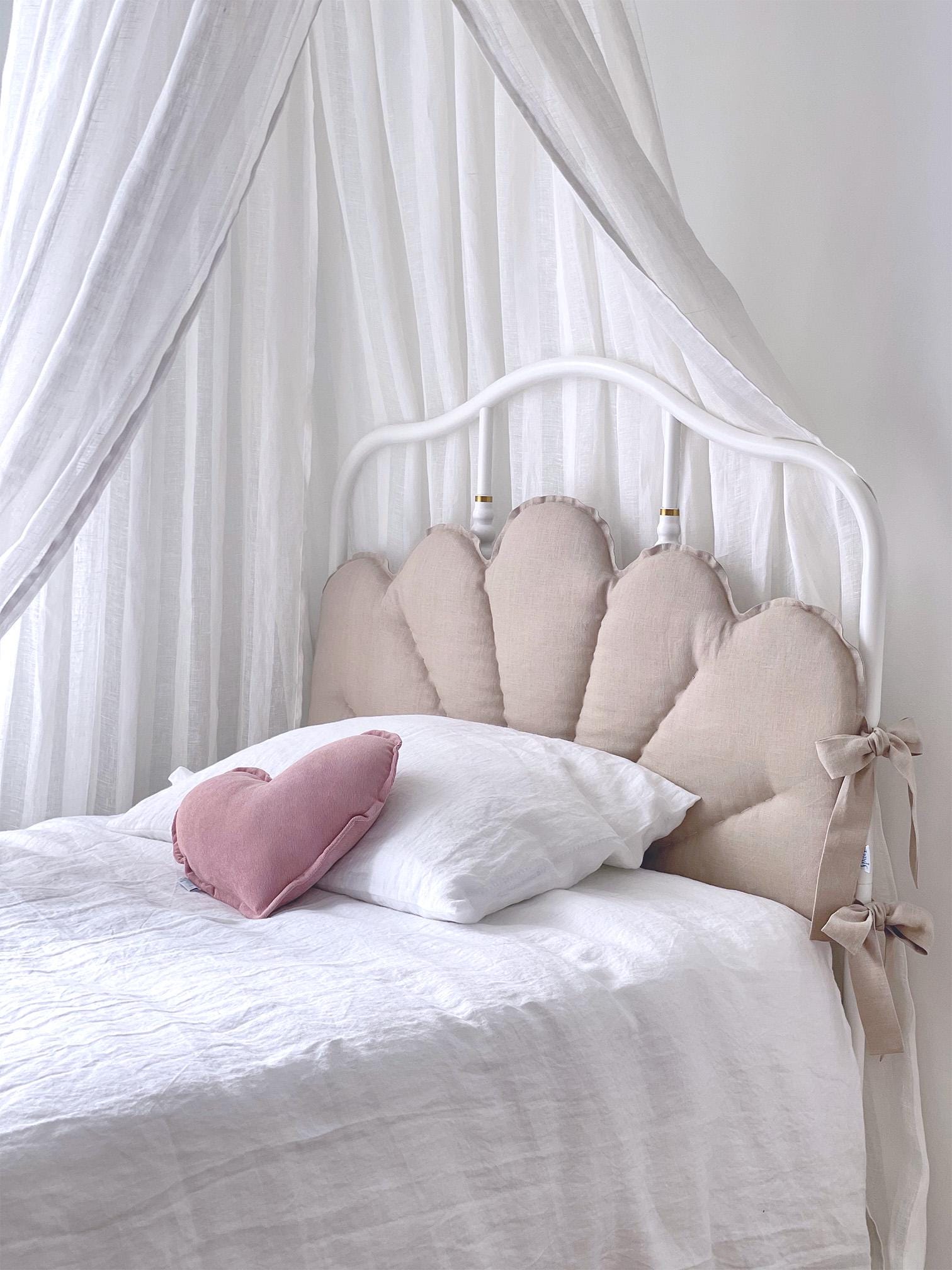 Cuscino Riempigap Per Letto Matrimoniale/Singolo | 120x10x20 Cm | Colma Lo Spazio Tra Materasso E Testiera/Parete | Fodera In Lino, Imbottitura In Schiuma | Grigio Chiaro