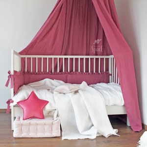 French Rose Velvet Star Cushion, Pink Star Shaped Decorative Pillow, Baby Shower Gift for Girl, Celestial Kids Room Playroom Nursery Decor image 2