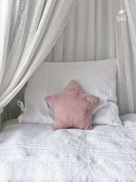 Fluffy star pillow sale