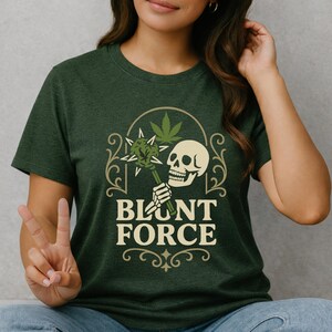 Dead Inside But Lit Shirt | Funny Skeleton Smoking Cannabis Gothic T-Shirt